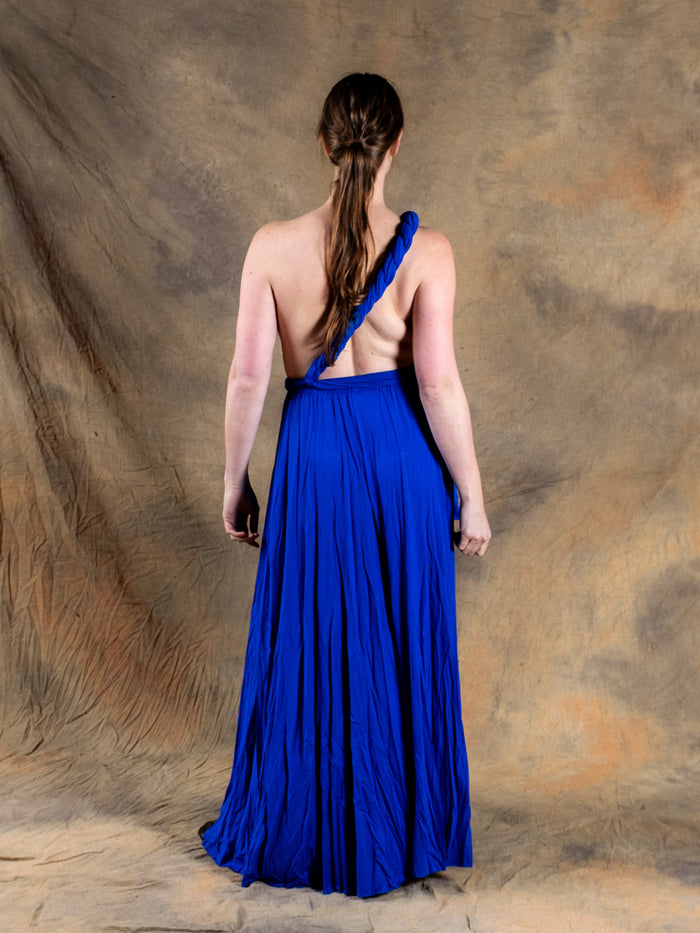 Goddess dress Aphrodite, blue