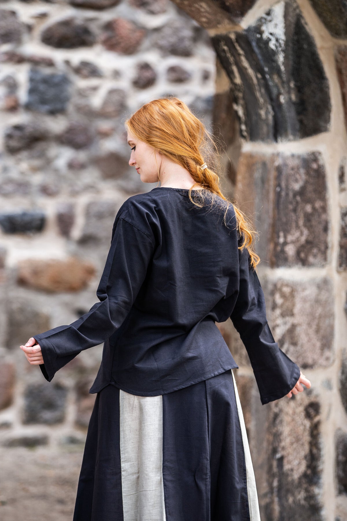 Renaissance blouse Sofia, black