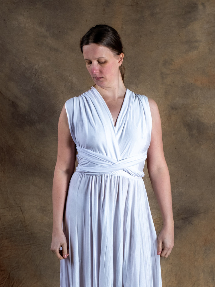 Abito da Dea Afrodite, bianco