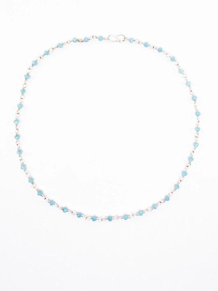 Roman necklace Claudia, sterling silver