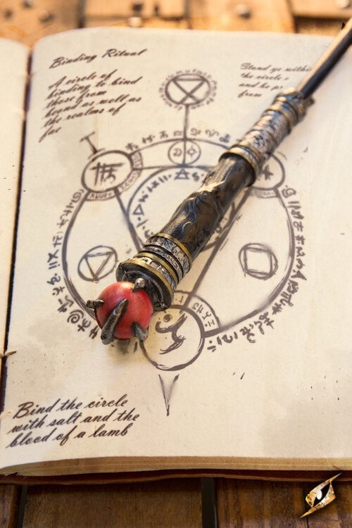 Zauberstab Eldritch, schwarz