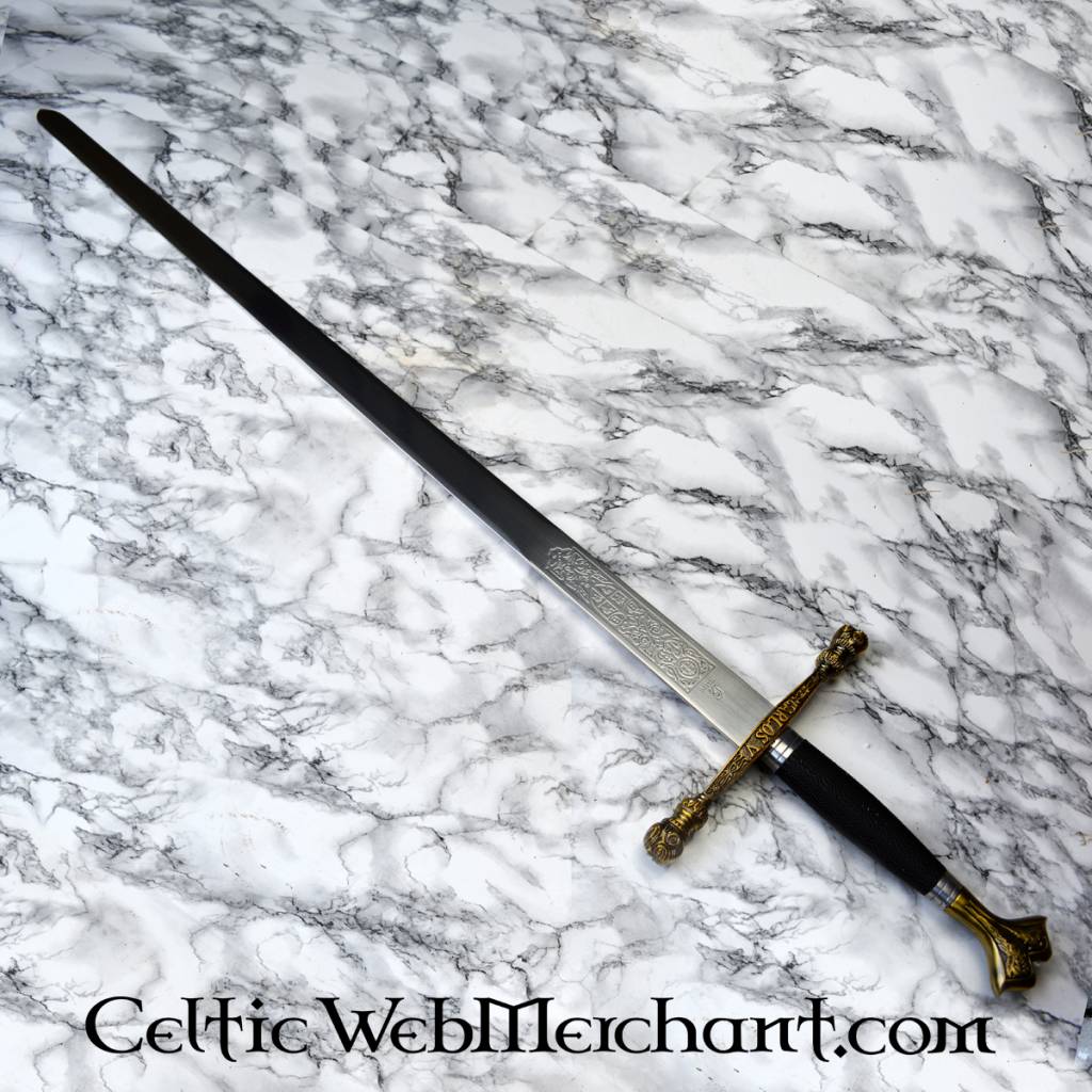 Charles V sword with scabbard, semi-sharp