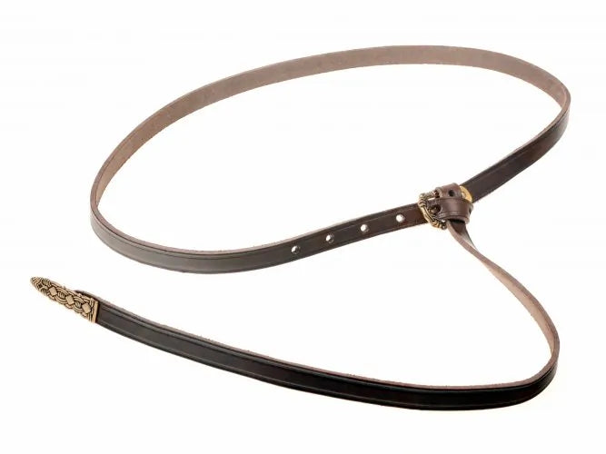 Gokstad Viking Belt, 151 cm, brown
