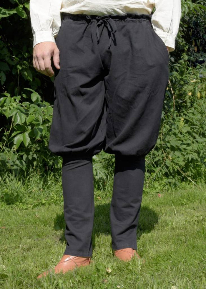 Viking trousers Floki, black