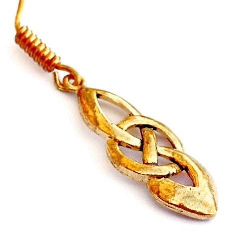 Celtic earrings Dagda, bronze
