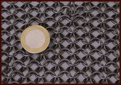 Haubergeon, ongeklonken, verenstaal 8 mm