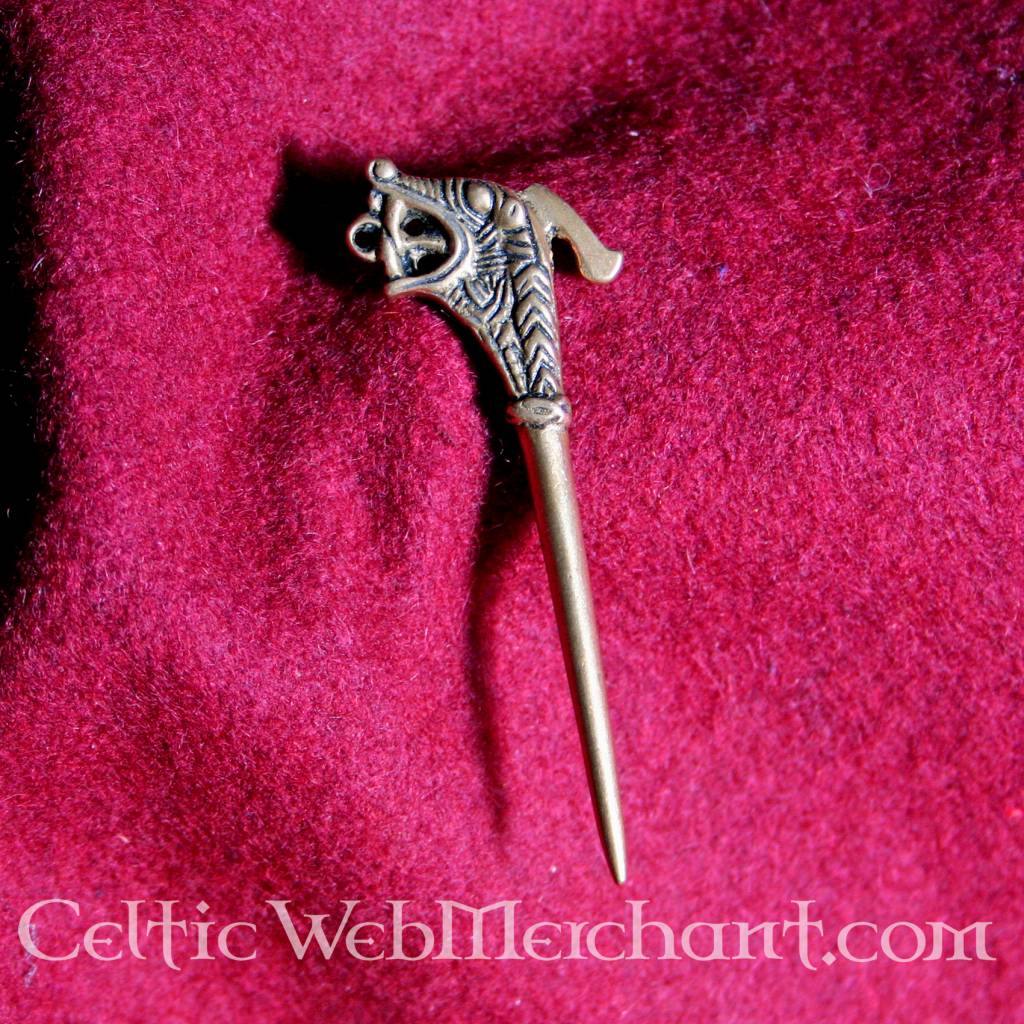 Haithabu clothing pin, brass