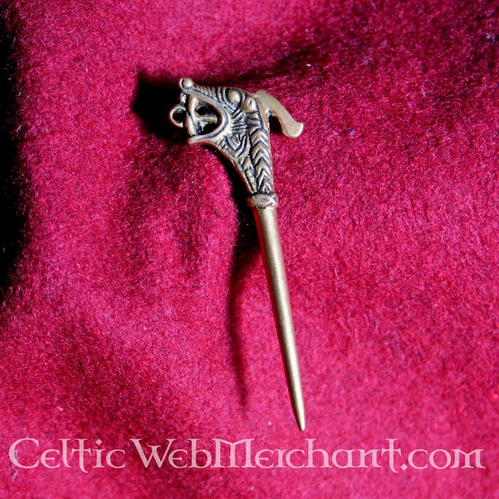 Haithabu clothing pin, brass