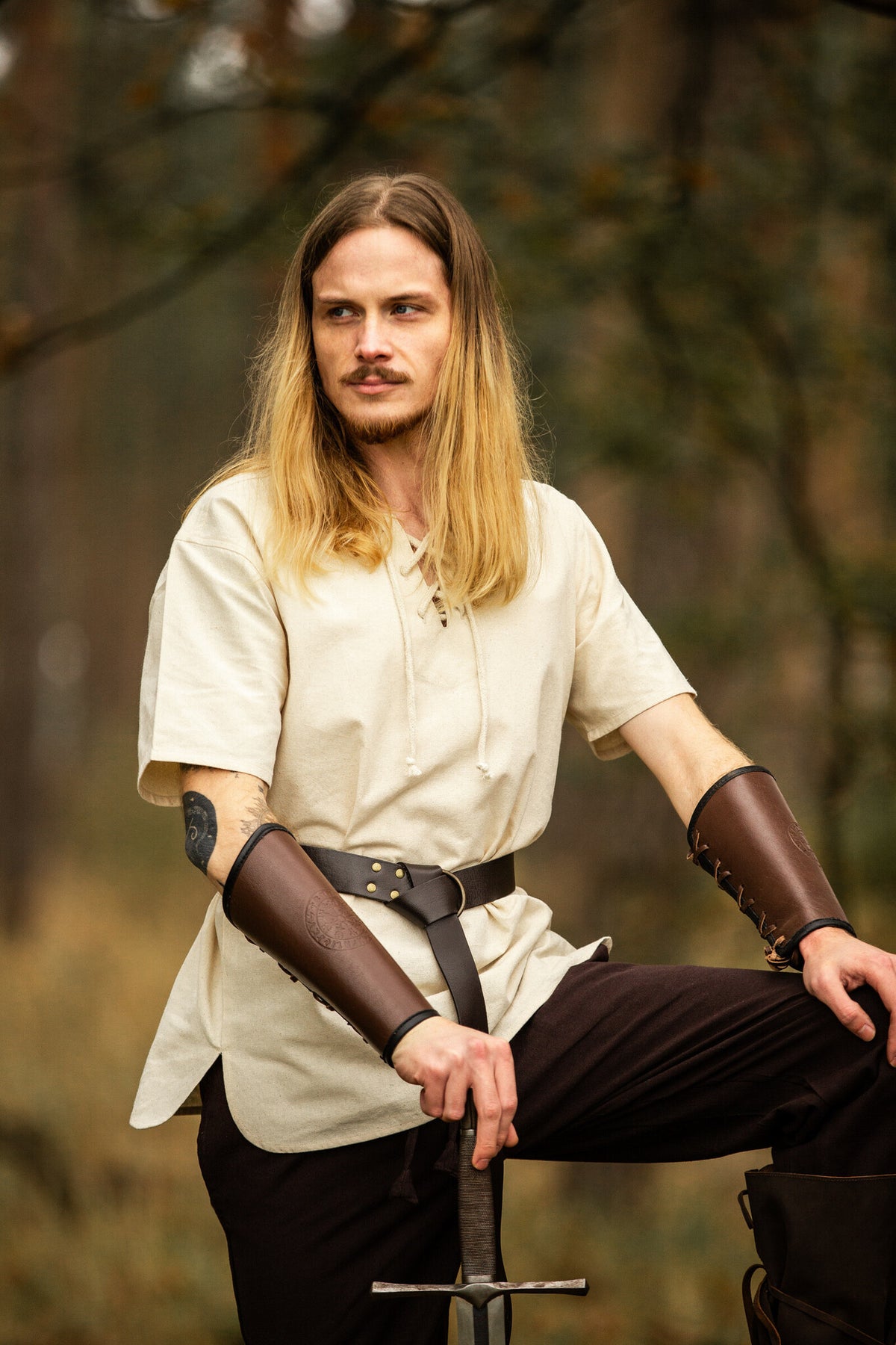 Medieval shirt Erhart, natural