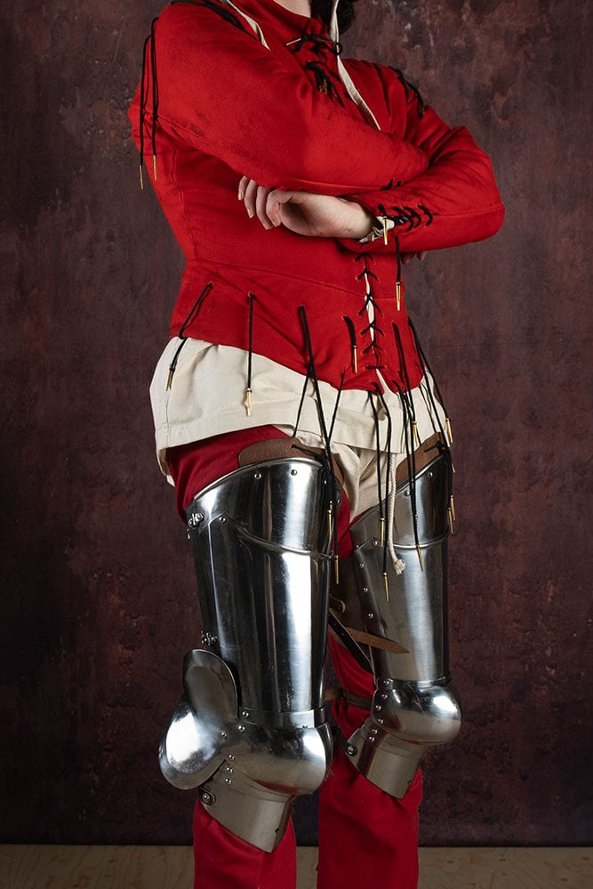 Avant cuisses, upper leg armour, 1.6 mm
