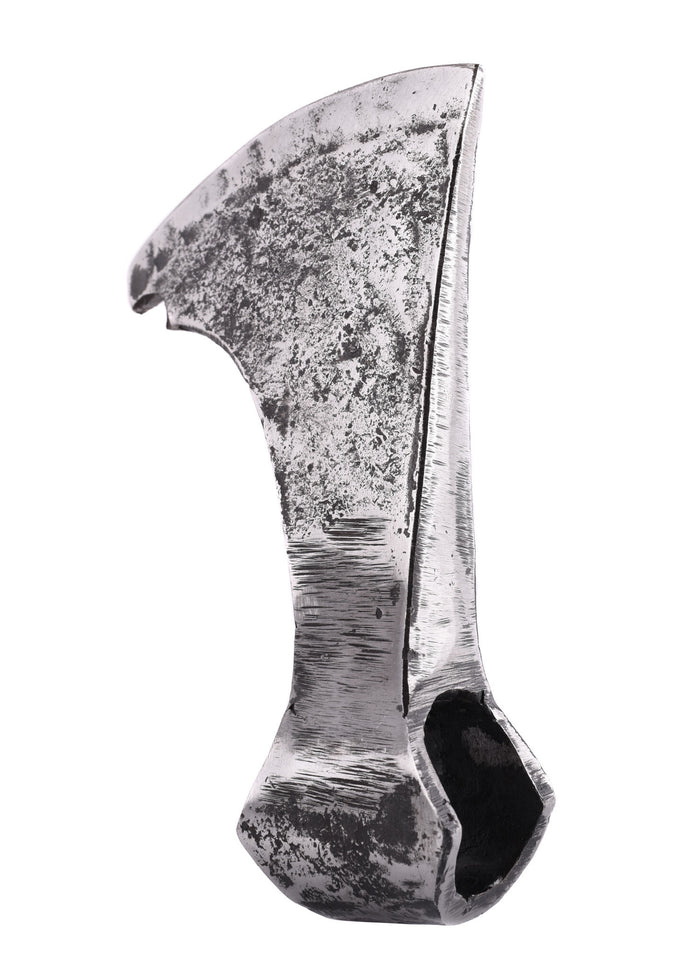 Battle-ready bearded axe blade, type B, blunt (battle-ready)
