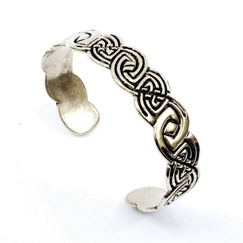 Celtic bracelet Clontarf, silvered bronze