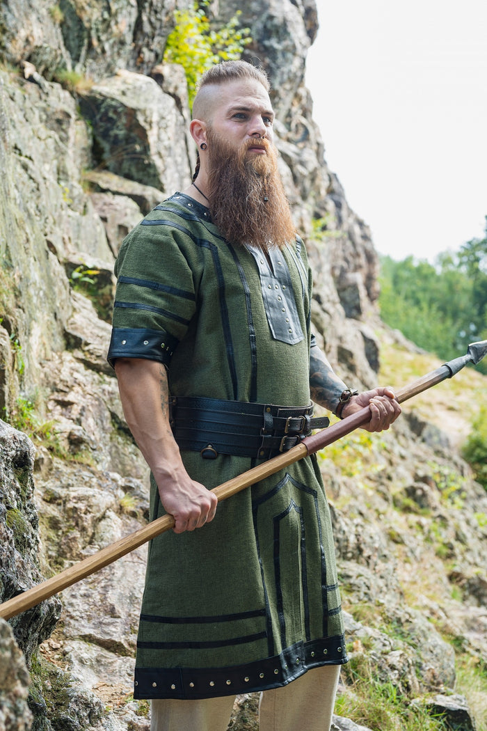Tunic Viking jarl Rollo, green