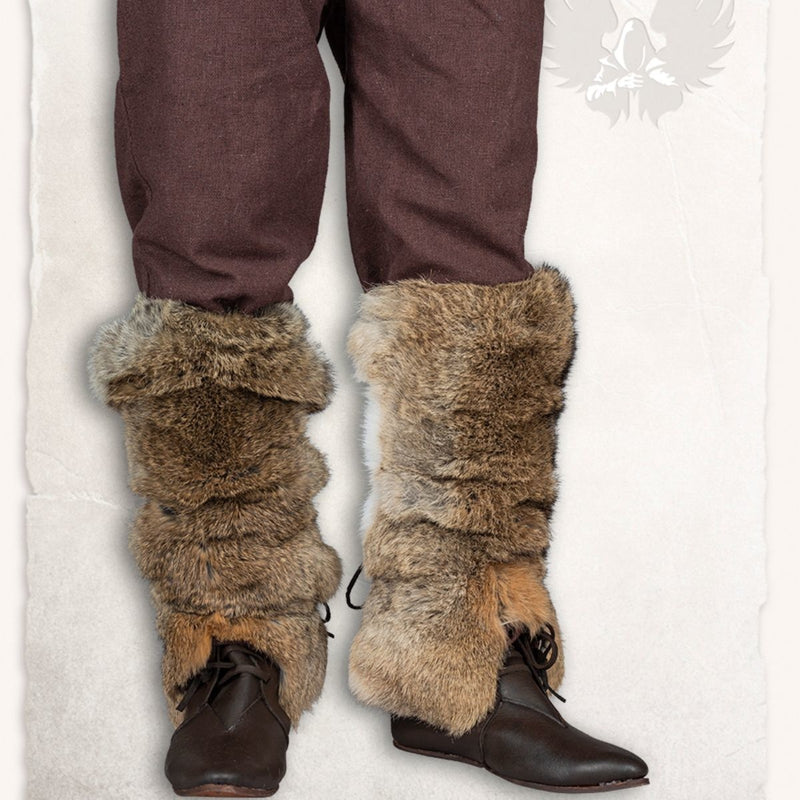 Benstykke Rollo, pels, brun