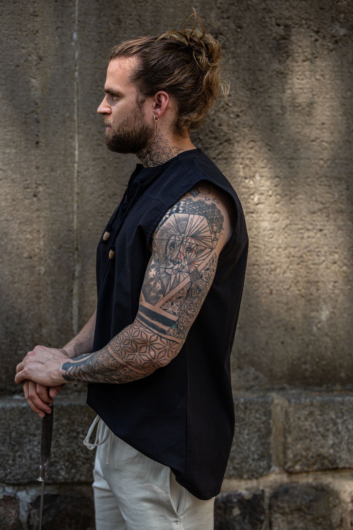 Pirate shirt Jean, black