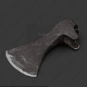 13th century axe head, semi-sharp