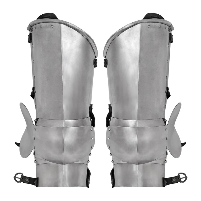 Late 14th century leg armour, cuisses, 1.6 mm