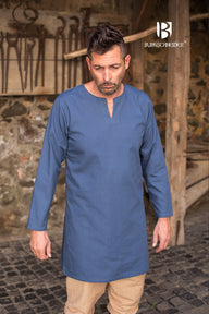 Medieval tunic Leif, blue