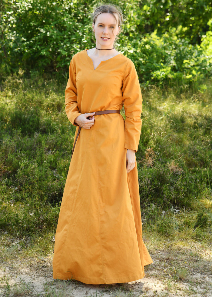 Viking dress Milla, yellow