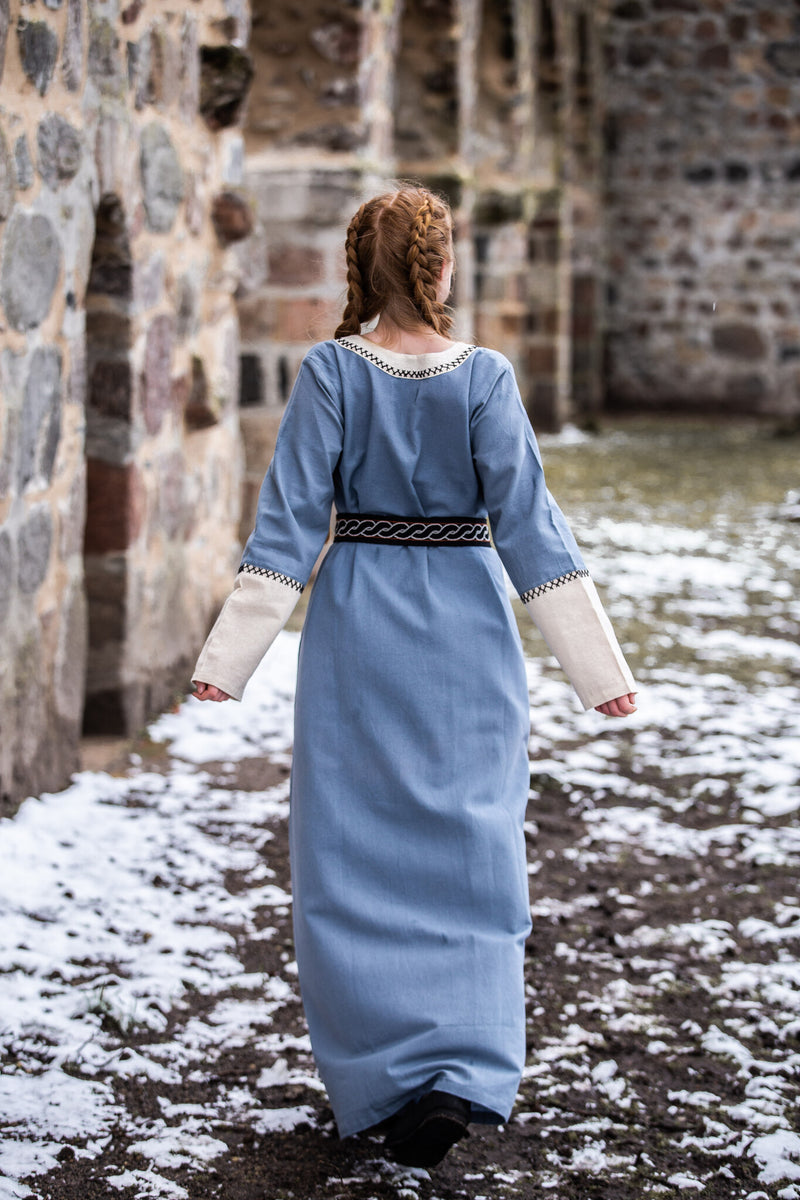 Viking dress Lagertha, blue