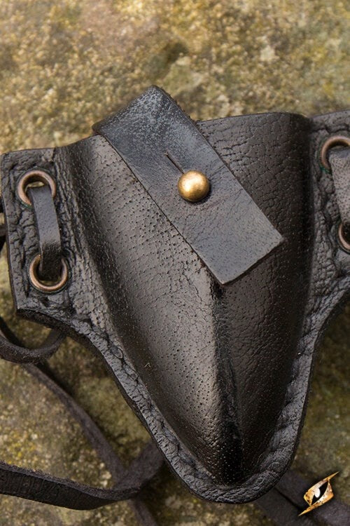 LARP wrist dagger with holder, black