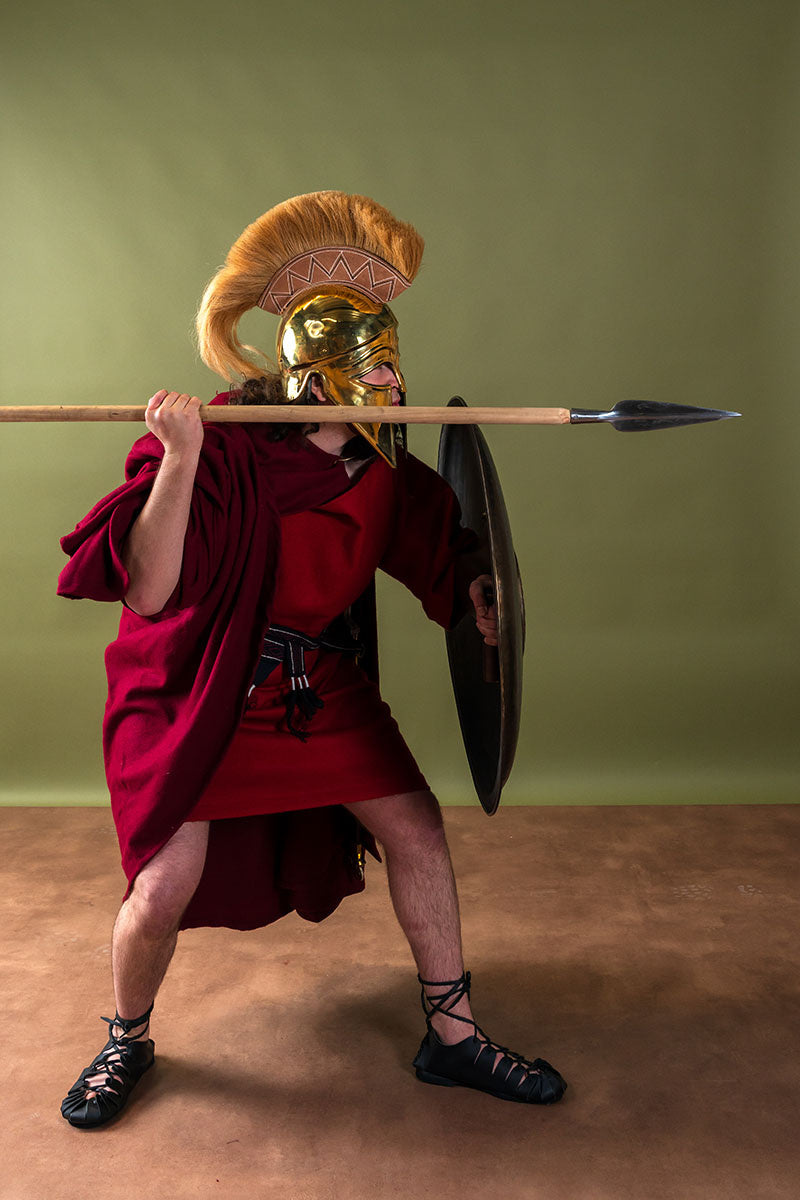 Lædersandaler fra jernalderen, sort