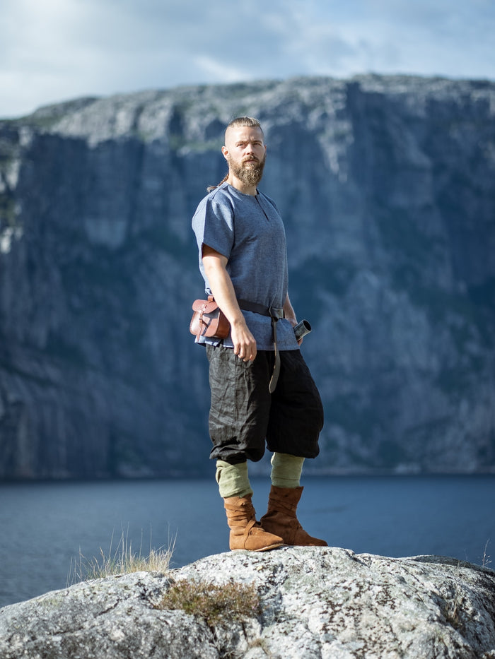 Short Viking tunic Edmund, blue