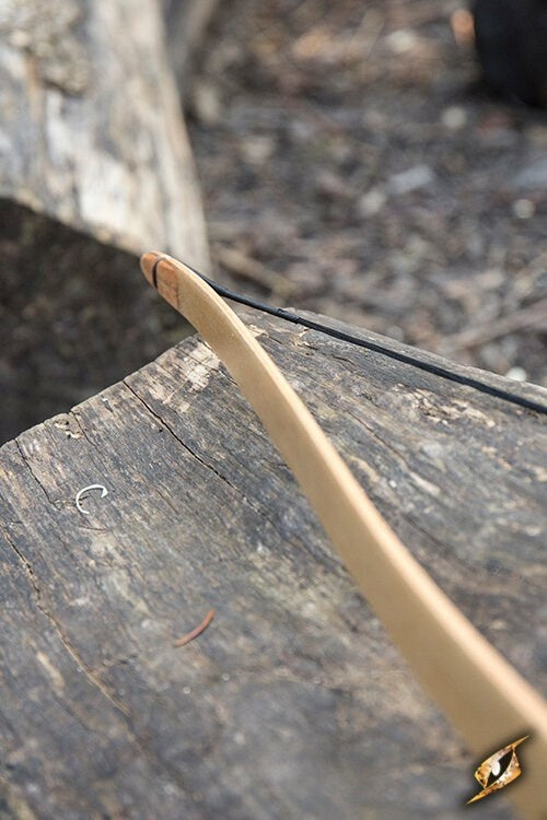 Longbow junior, light wood, 24-26 lbs