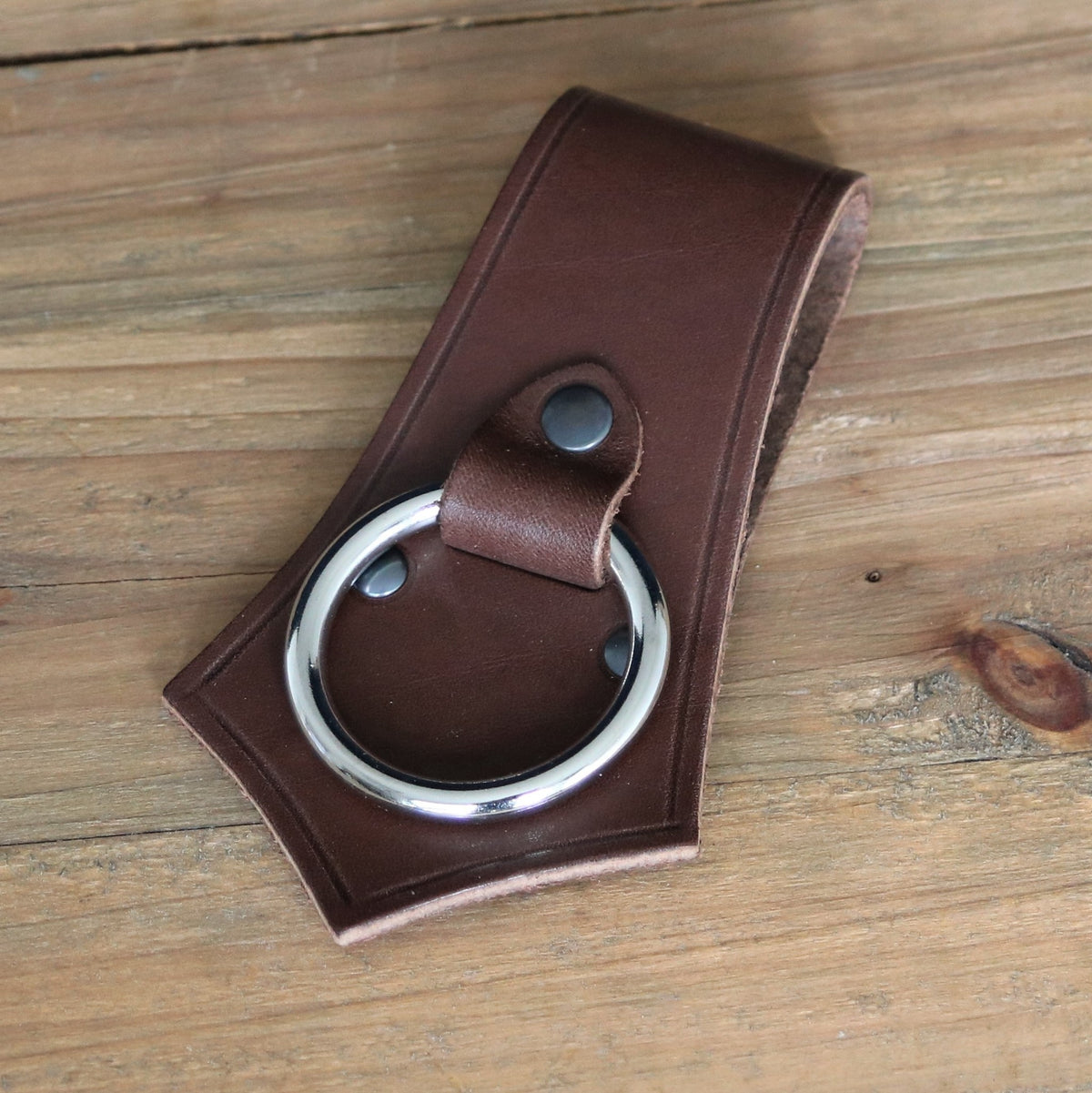 Re-enactment axe holder, brown