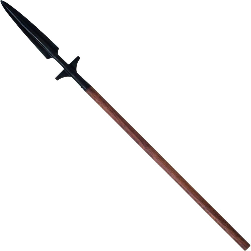 Viking spear with wings (demountable shaft), semi-sharp