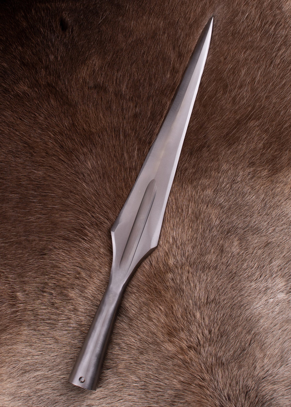 Medieval Spearhead with Fuller, approx. 43.5 cm, semi-sharp