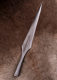 Medieval Spearhead with Fuller, approx. 43.5 cm, semi-sharp
