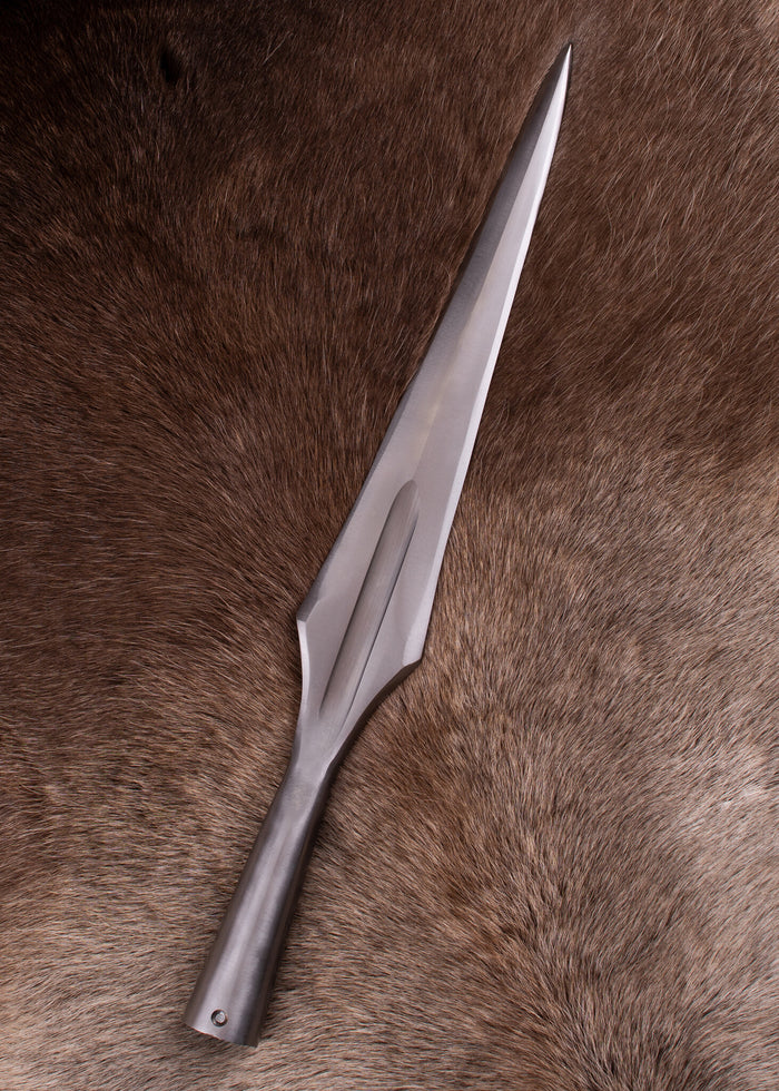 Medieval Spearhead with Fuller, approx. 43.5 cm, semi-sharp
