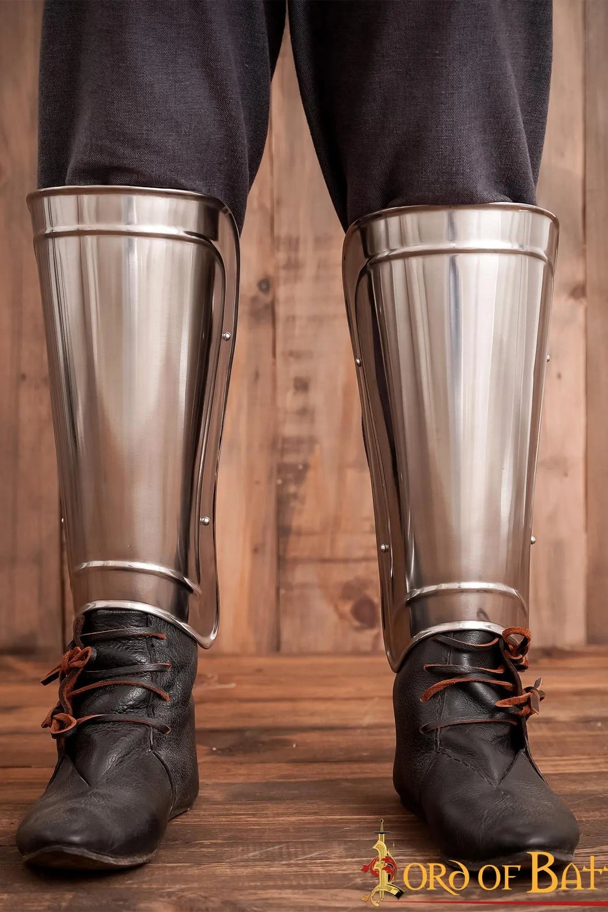 Milanese greaves, lower leg armour, 1.6 mm