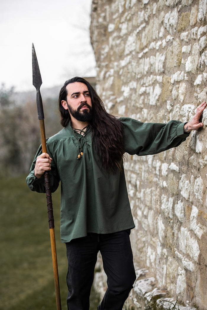 Medieval shirt Friedrich, green
