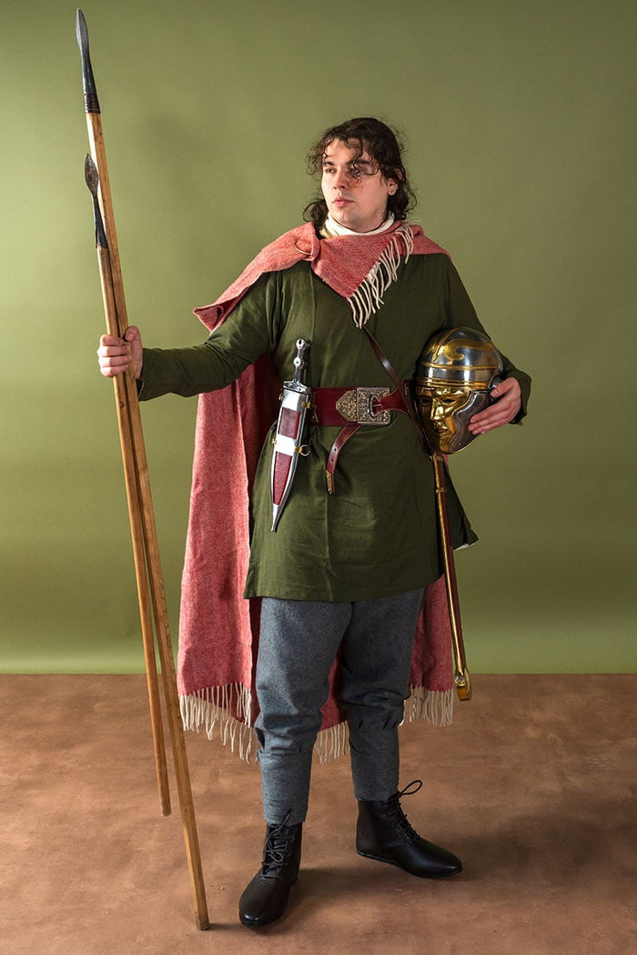 Linen Viking tunic Ragnar, green