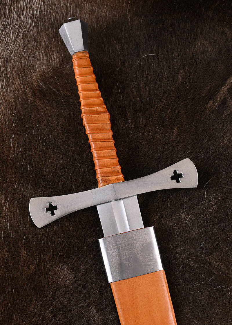 Épée à deux mains Shrewsbury du 15ème siècle, semi-tranchant