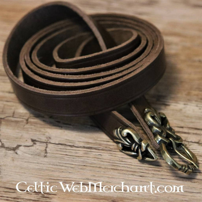 Belt from Fröjel, 165 cm, brown