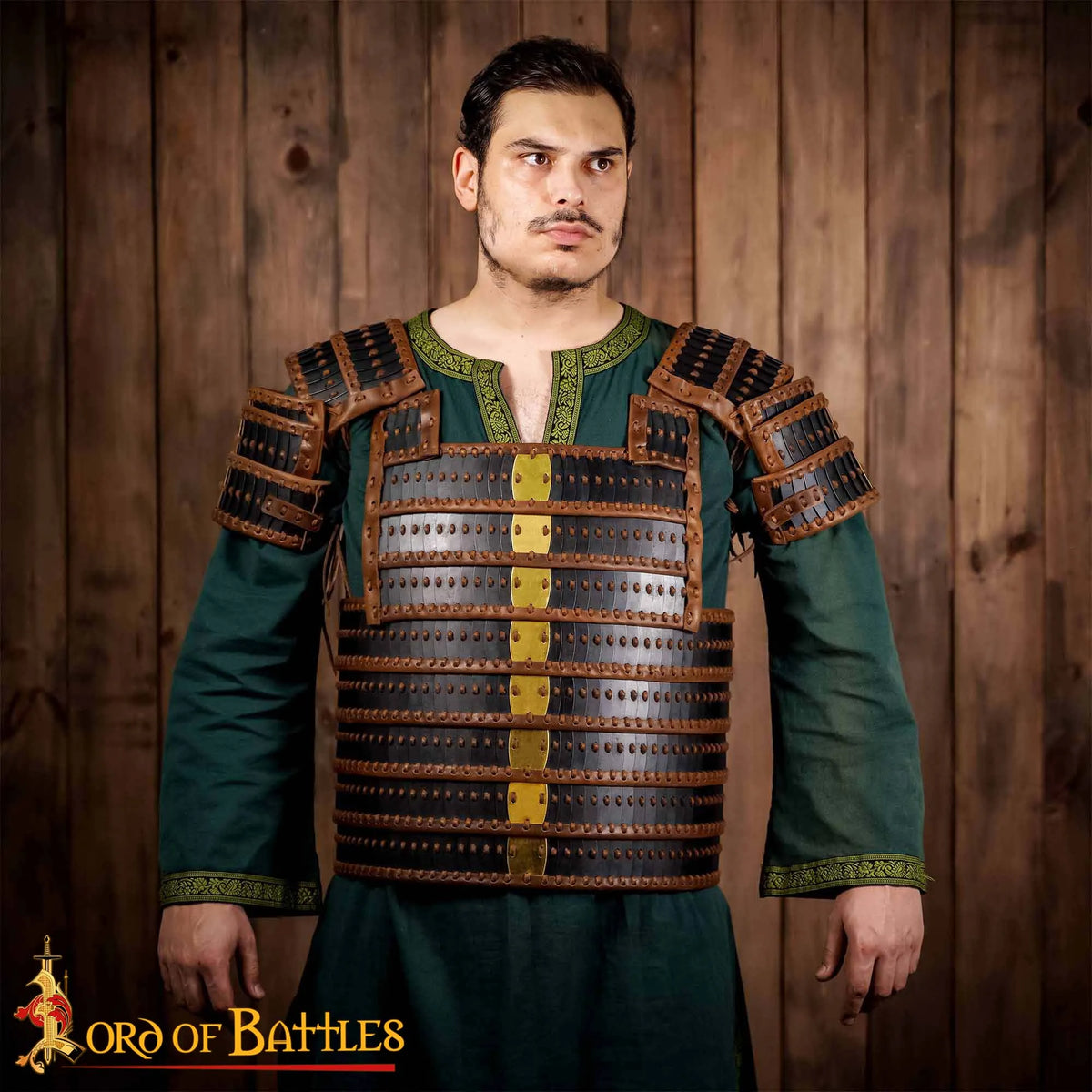 Viking lamellar armour Visby, blackened
