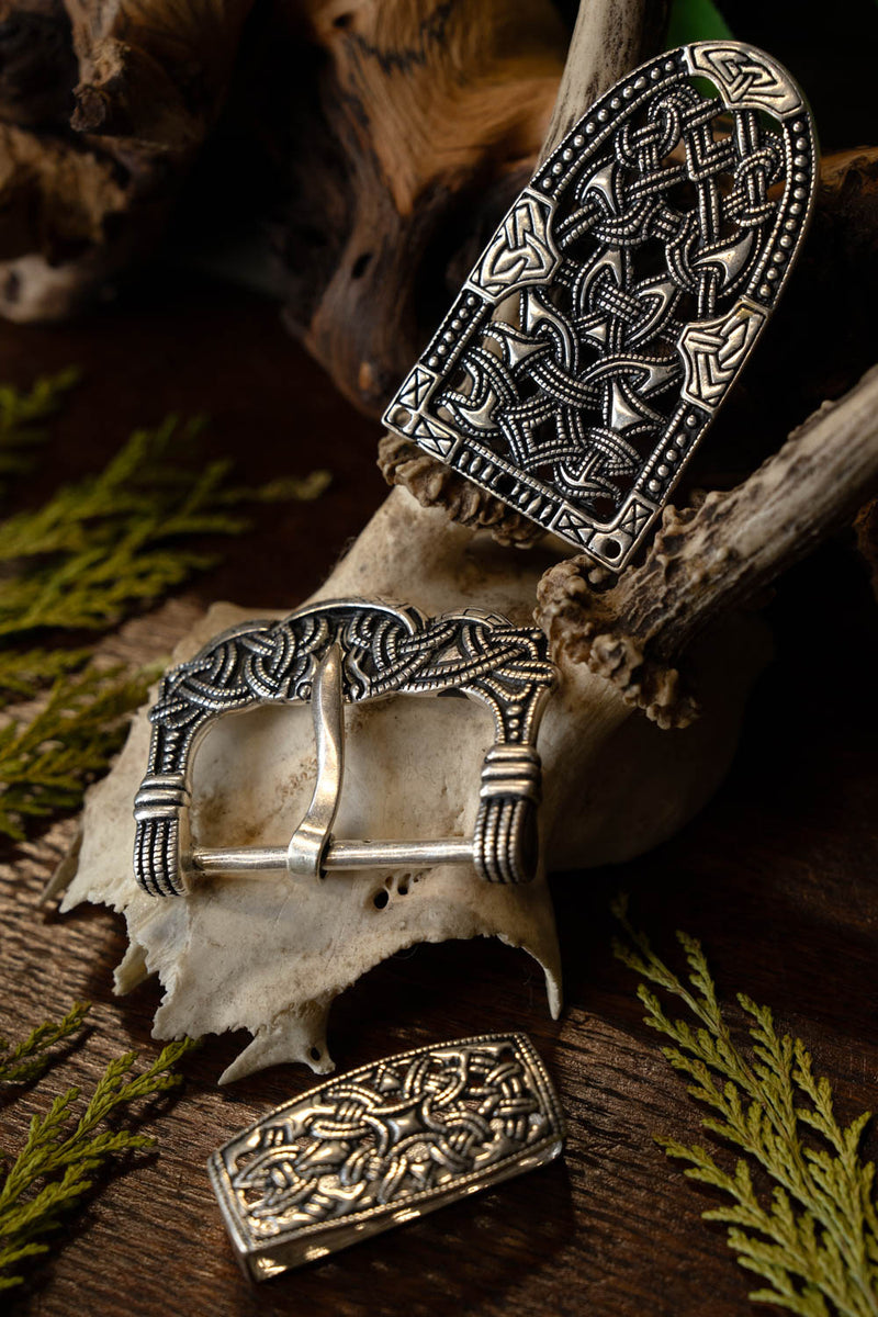 Gokstad bältesbeslag, silver