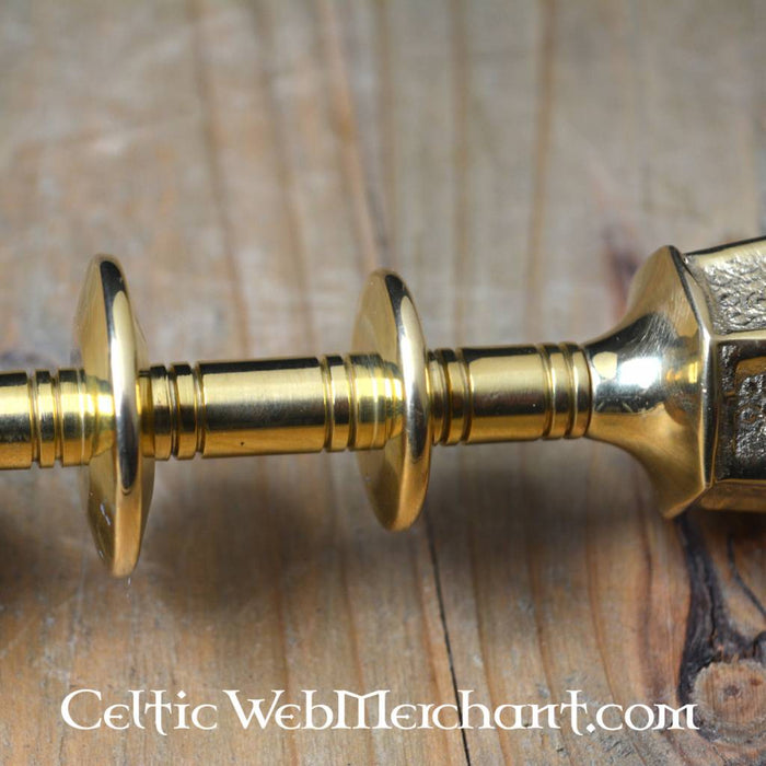 Medieval candlestick, brass