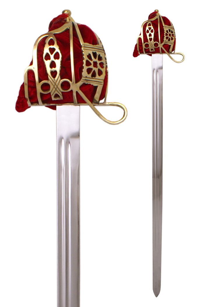 Basket hilted broadsword 1828, semi-sharp