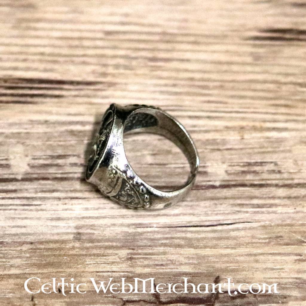 Magna Carta seal ring, pewter