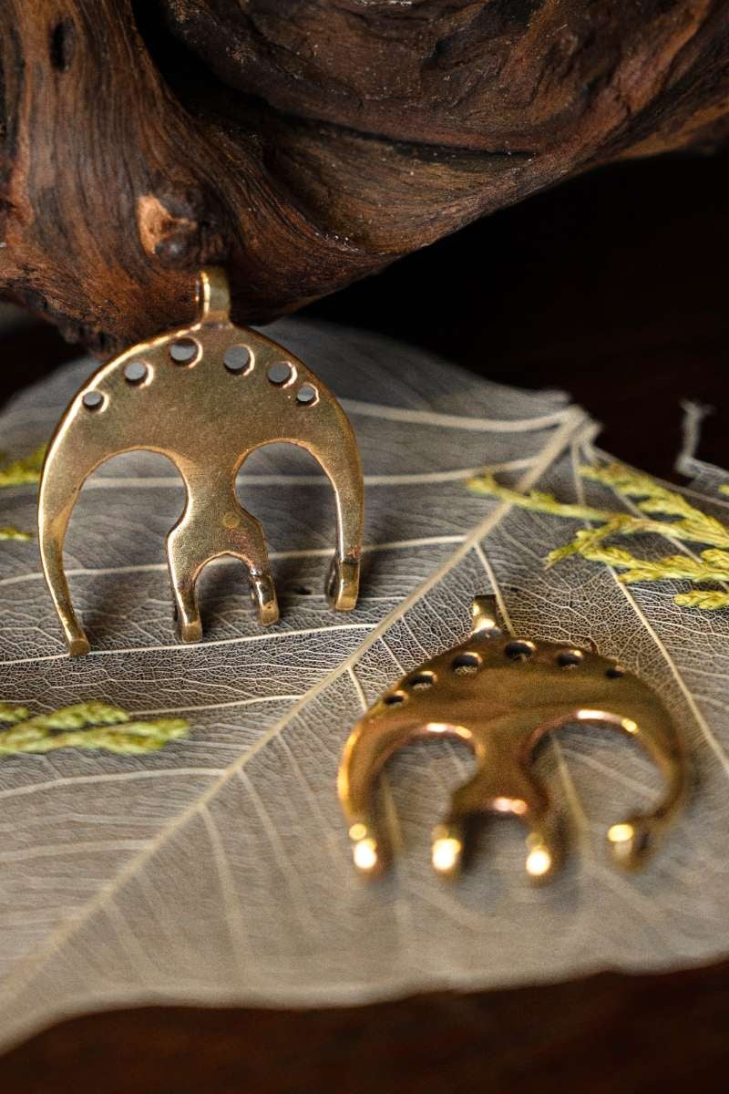 Séparateurs de chaîne vikings, lot de 2, en bronze