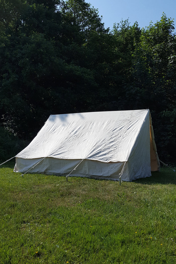 Canvas army tent, 3 x 3 m, 350 gsm