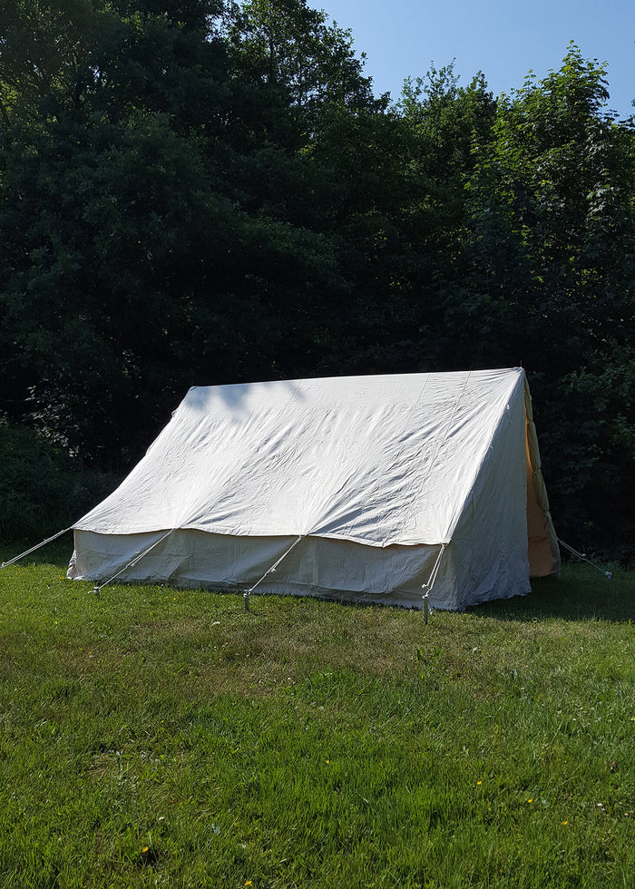 Canvas army tent, 3 x 3 m, 350 gsm