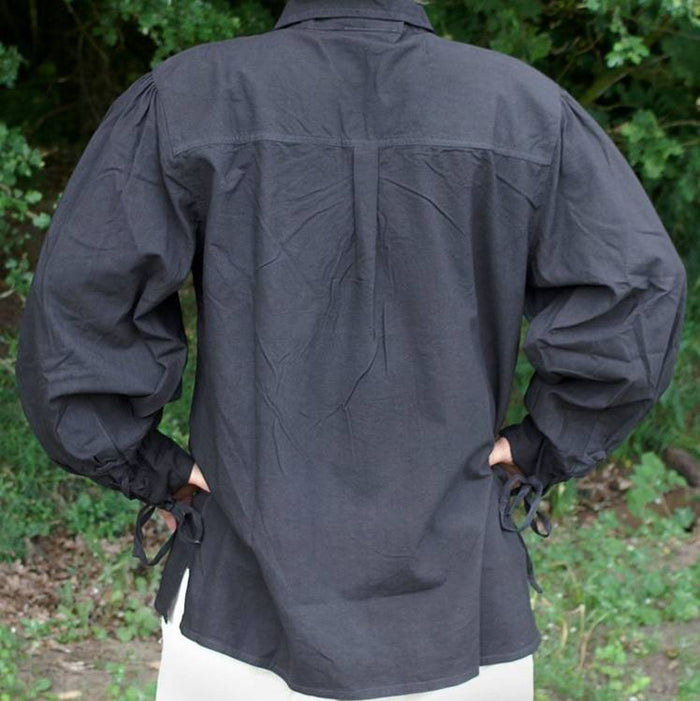Renaissance Shirt Rawlin, black