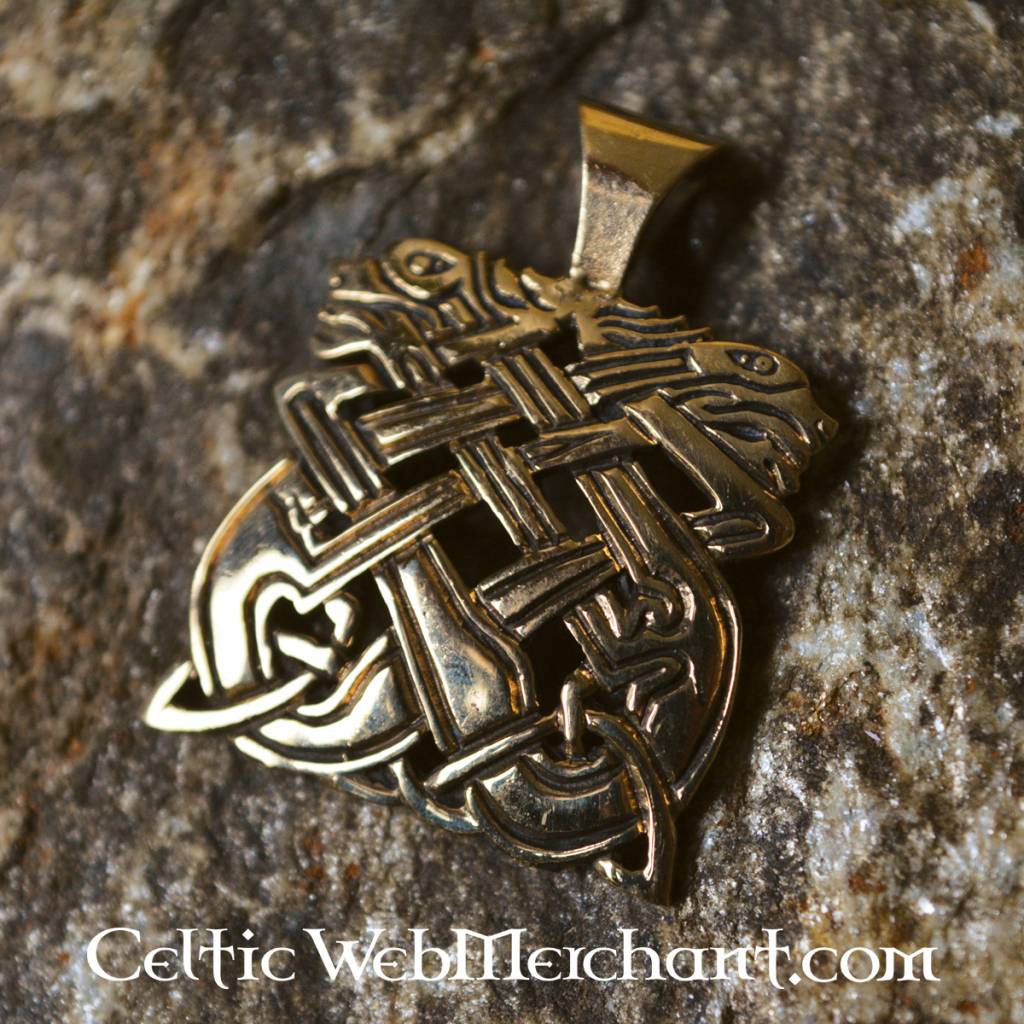 Gaelic jewelry dogs of Cú Chulainn, bronze