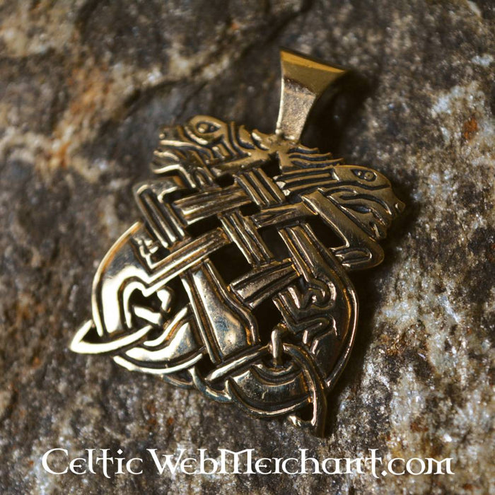 Gaelic jewelry dogs of Cú Chulainn, bronze