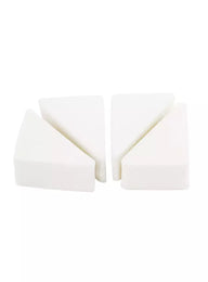 Latex make-up sponge triangular, set of 4